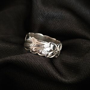 Hawaiian Design 925 Sterling Silver Ring